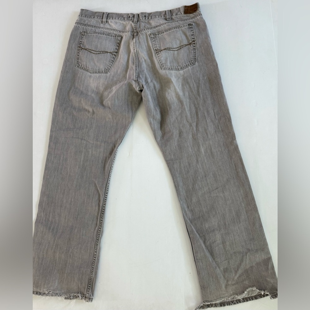 Mavi Jeans Mens 38x32 Stone Gray Matt Relaxed Straight Leg Distressed‎ - Picture 3 of 13